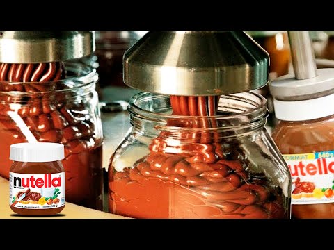 How Nutella Is Made in a Factory 🍫 Hazelnut Nutella