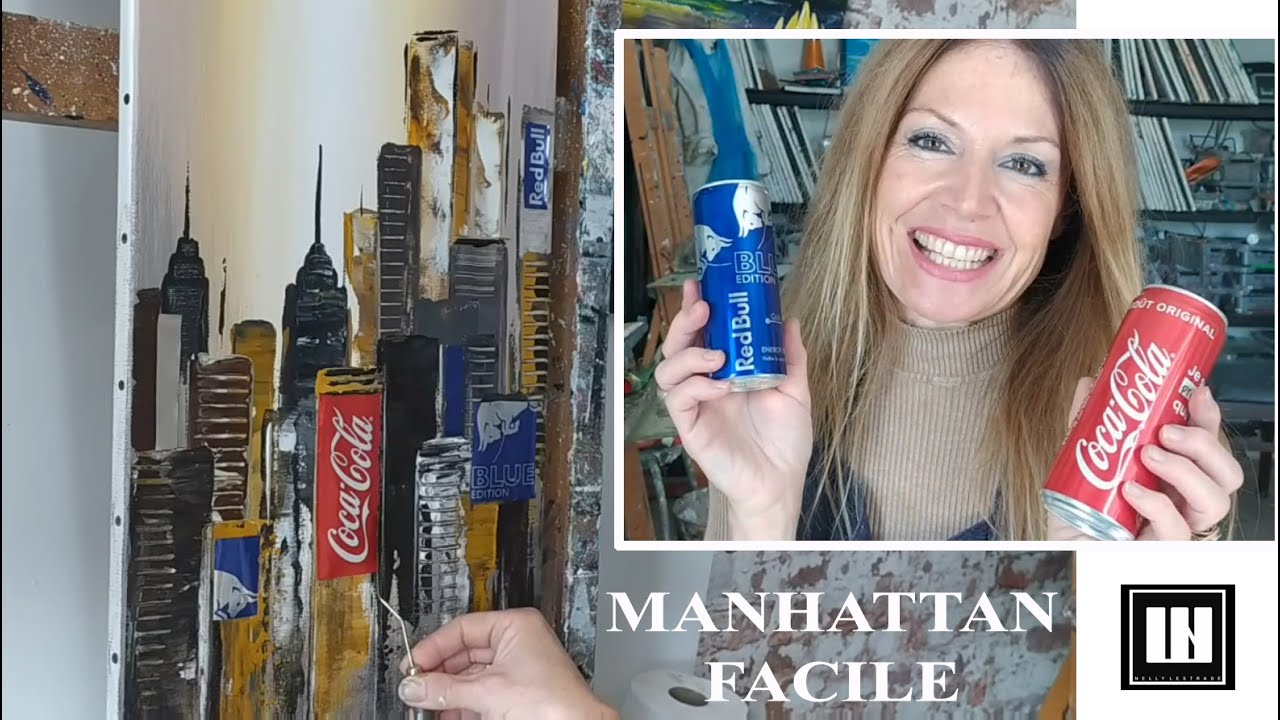 TUTO MANHATTAN FACILE AVEC CANETTE SODA (avec PEBEO)