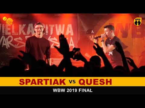 Spartiak 🆚 Quesh 🎤 WBW 2019 Finał (freestyle rap battle)