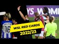 EVERY RED CARD in the Women's Super League 2022/23 season so far