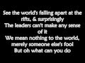 Bad Religion - What Can You Do? (Lyrics)