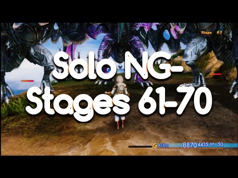 Trial Mode Stages 61-70 | FFXII The Zodiac Age - Ashe Solo NG-