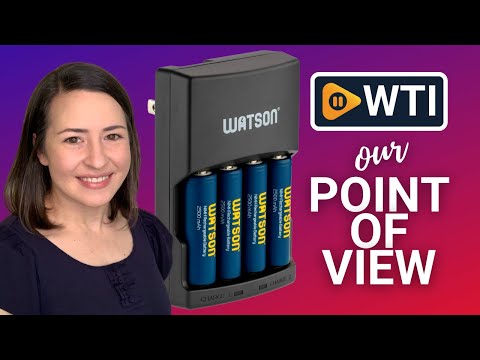 Watson Rapid Charger with 4 AA NiMH Rechargeable Batteries (2500mAh) - WTI product video review