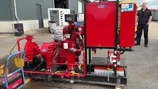 Pompe &agrave; incendie Cummins 4BT / B3.8-C Firepack 138 m3 / h Diesel Waterpomp as New ! 204 h | Image 4 - Autoline