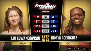 FULL FIGHT: Indeya "Azucar" Rodriguez vs. Lia Lewandowski March 7 Tropicana Atlantic City