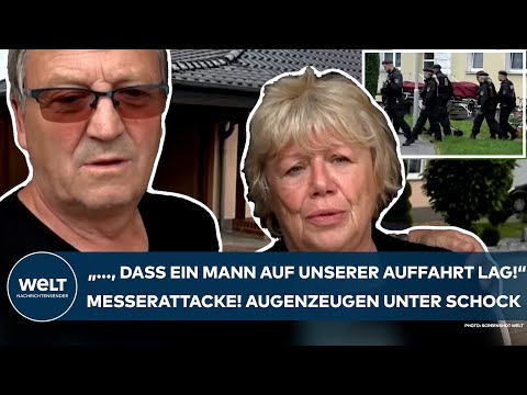 WOLMIRSTEDT: "..., dass ein Mann auf unserer Auffahrt lag!" Messer-Attacke! Augenzeugen unter Schock