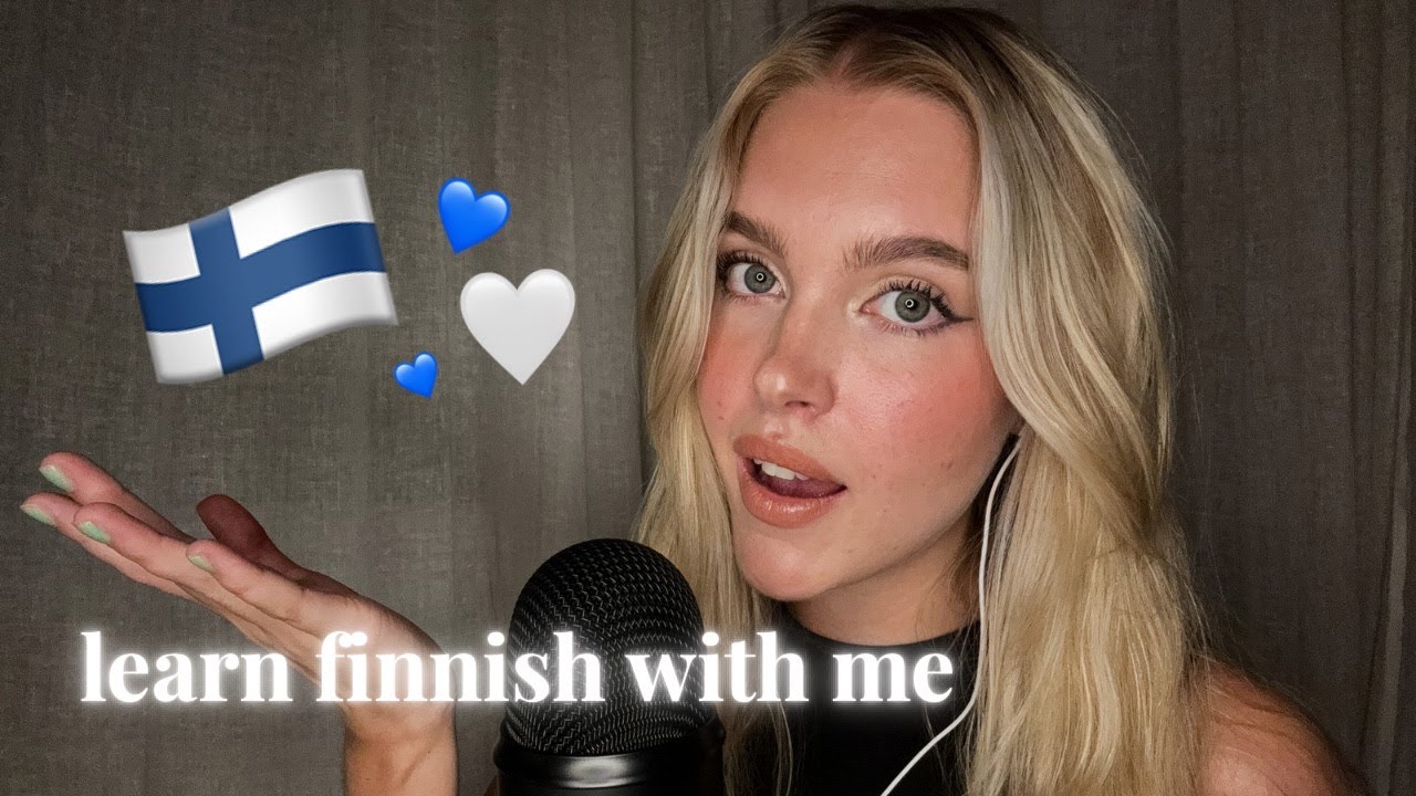 ASMR teaching you Finnish (highly requested)