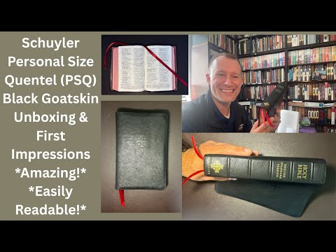 Schuyler Personal Size Quentel — Black Goatskin Unboxing