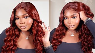 The PERFECT Reddish-Brown Unit | Glueless Install Ft UNICE Hair