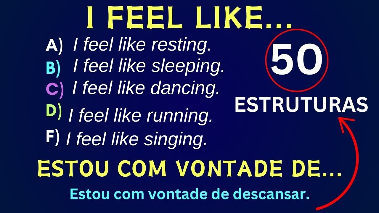 🚀 50 ESTRUTURAS DE INGLÊS QUE VOCÊ PRECISA DOMINAR PARA FALAR FLUENTE! 🗣️ MELHORAR SEU INGLÊS ⏳