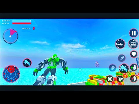 Rescue Robot Car Transform - FireTruck Robot Games - Android Gameplay Part 3