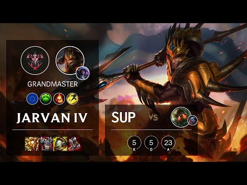Jarvan IV Support vs Nautilus - EUW Grandmaster Patch 11.10