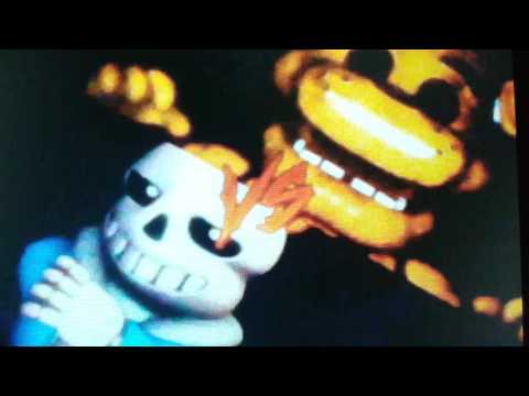 Freddy fazbear vs sans skeleton the battle ground