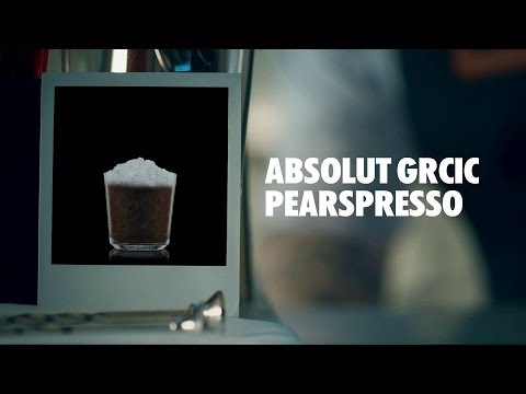ABSOLUT GRCIC PEARSPRESSO DRINK RECIPE - HOW TO MIX