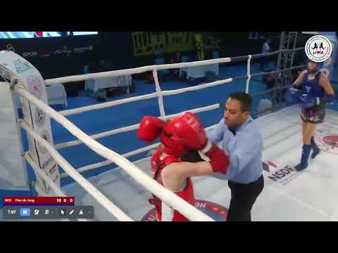 NED Finn (The bull) de Jong VS Tur Mehmet Dogan WORLD YOUTH MUAYTHAI CHAMPIONSHIPS Turkey 2023