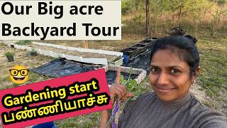 Our Backyard Gardening Tour ~ புது வீட்டில்🏠Evening Day in my life ~ Family Traveler USA TAMIL VLOGS