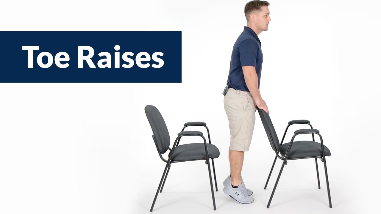 Toe Raises for Seniors - YouTube