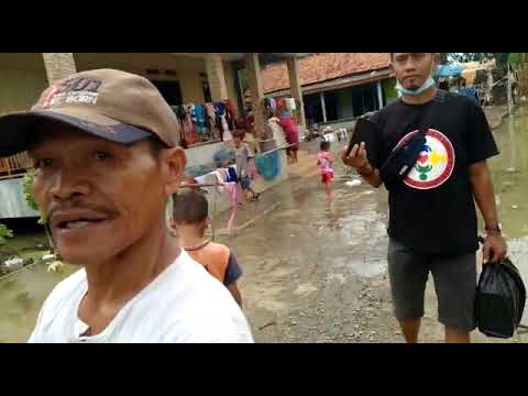 Distribusi Bantuan Korban Banjir Kp. kobak Ceper, Pebayuran, Bekasi