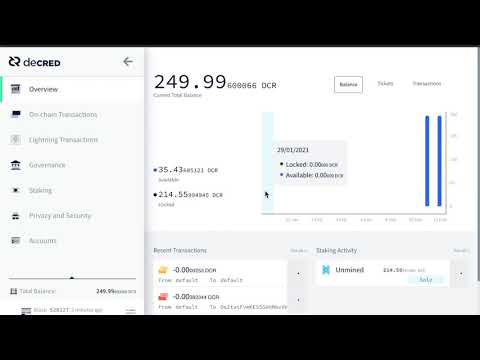 Decredition 1.6.0 VSP Setup