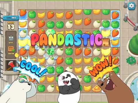 We Bare Bears Match3 Repairs Level 402 - Last move winner