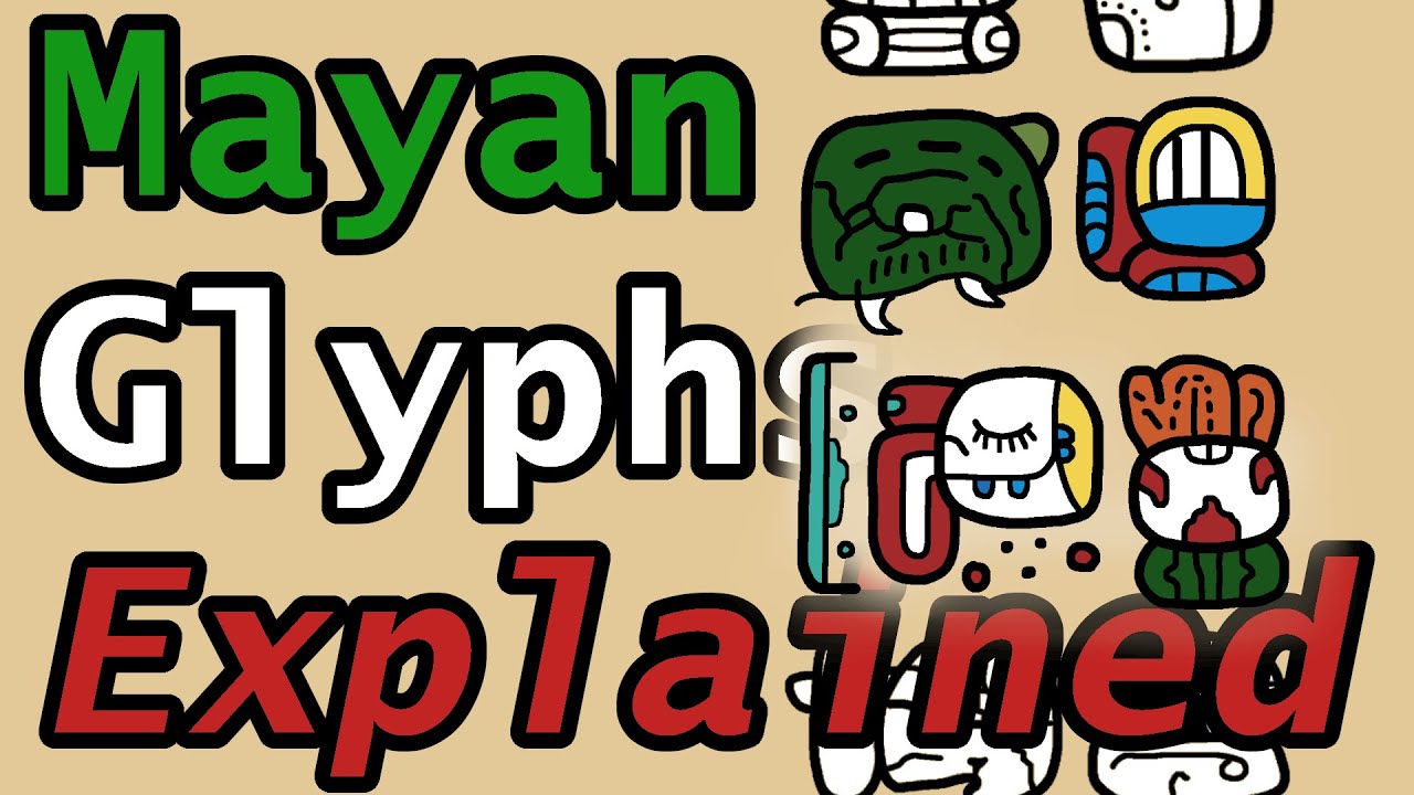 The weirdest writing system you've never heard of - Mayan Glyphs