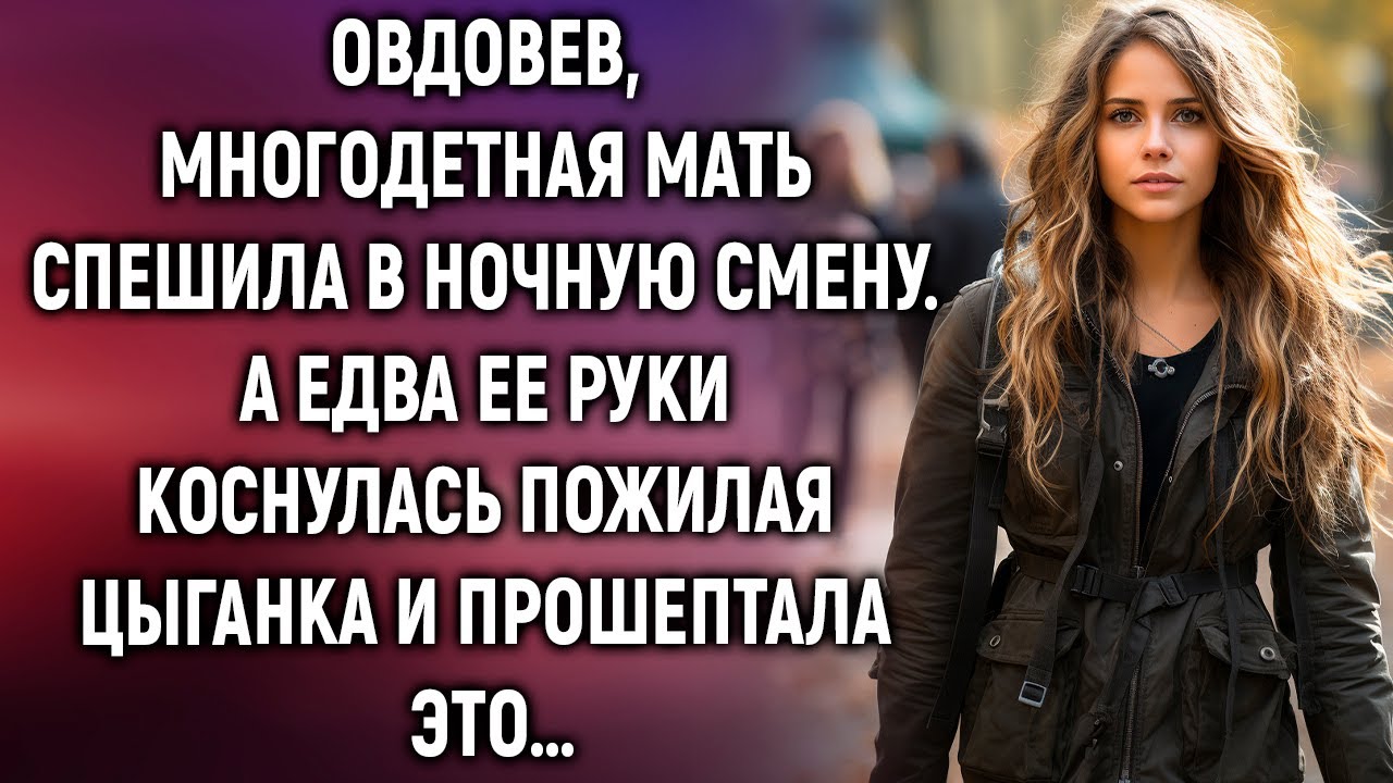 Овдовев, многодетная мать спешила в ночную смену. А едва ее руки коснулась пожилая цыганка…