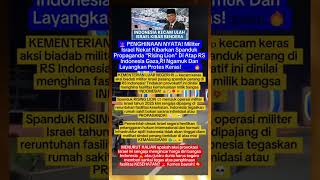 Download lagu Penghianatan nyata !! militer israel nekat kibarkan spanduk propaganda diatap RS indonesia gaza 😡😡 mp3
