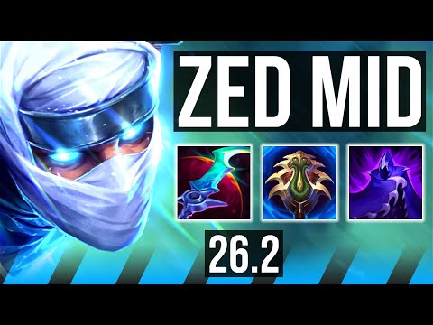 ZED vs KATARINA (MID) | 6k gold comeback | EUW Challenger | 26.2