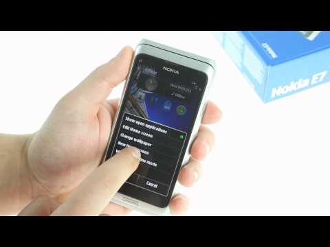 Nokia E7 hands-on video