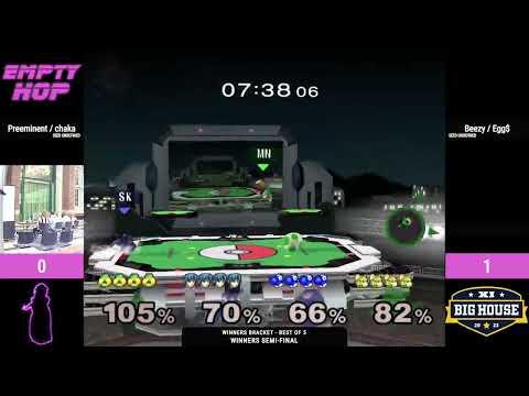Preeminent/chaka vs. Beezy/Egg$ - Melee Doubles Winners Semis - Empty Hop