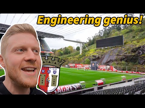 PRIVATE TOUR AT EUROPE'S BEST LOOKING STADIUM!!! S.C. Braga (Braga Municipal Stadium)