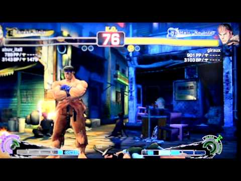 スーパーストリートファイターⅣ ＡＥ: abuv_itall (Ibuki) vs giraux (Ryu)