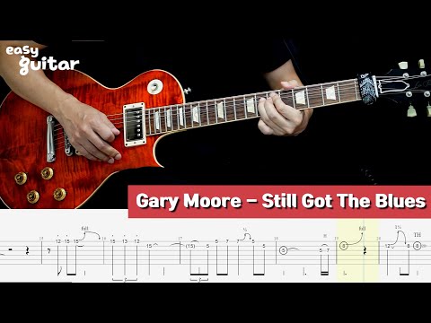 Gary Moore - Still Got The Blues Guitar Lesson With Tab (Slow Tempo)