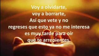 REIK -voy a olvidarte - (letra)