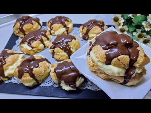 Sekreti i EKLERAVE që nuk Dështon, Të gjithë Do ju Kërkojn Recetën, Më të Mira se në ËMBËLTORE 👌🥰