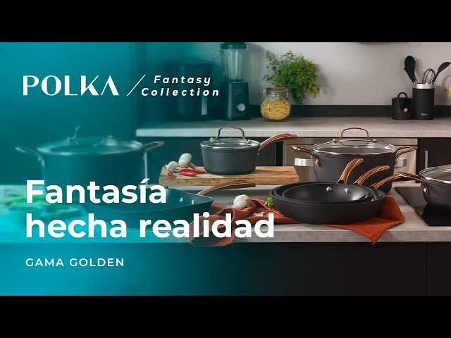 Sartén Cecotec Polka Fantasy 20 Bucket Golden Induktion 20cm Aluminio Teflon PFOA-frei video