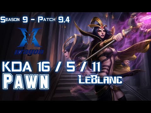KZ Pawn LEBLANC vs TALON Mid - Patch 9.4 KR Ranked