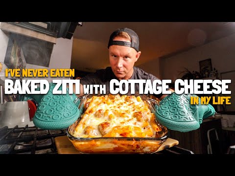 My first time eating Baked Ziti with Cottage Cheese 🍝🏠🧀