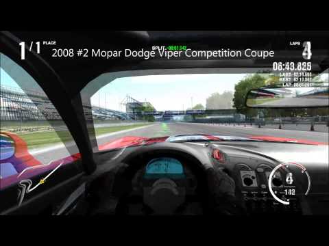 Forza Motorsport 4 - Every Viper on the Nürburgring GP circuit