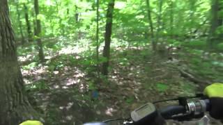 preview picture of video 'Beulah Park Mountain Bike Trails - Zion, Illinois'