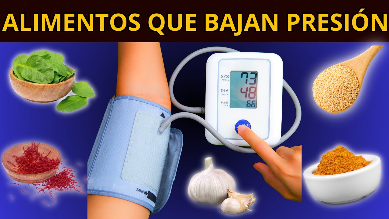 8 ALIMENTOS PARA CONTROLAR TU PRESIÓN ARTERIAL - alimentos funcionales para hipertensión