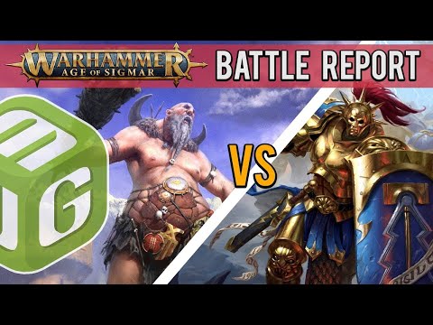 NEW Sons of Behemat vs Stormcast Eternals Age of Sigmar 3rd Edition Battle Report Ep 140