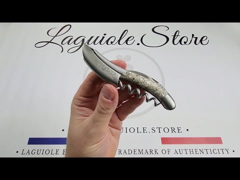 Laguiole Corkscrew with Recycled Oyster Shell | Sommelier Knife