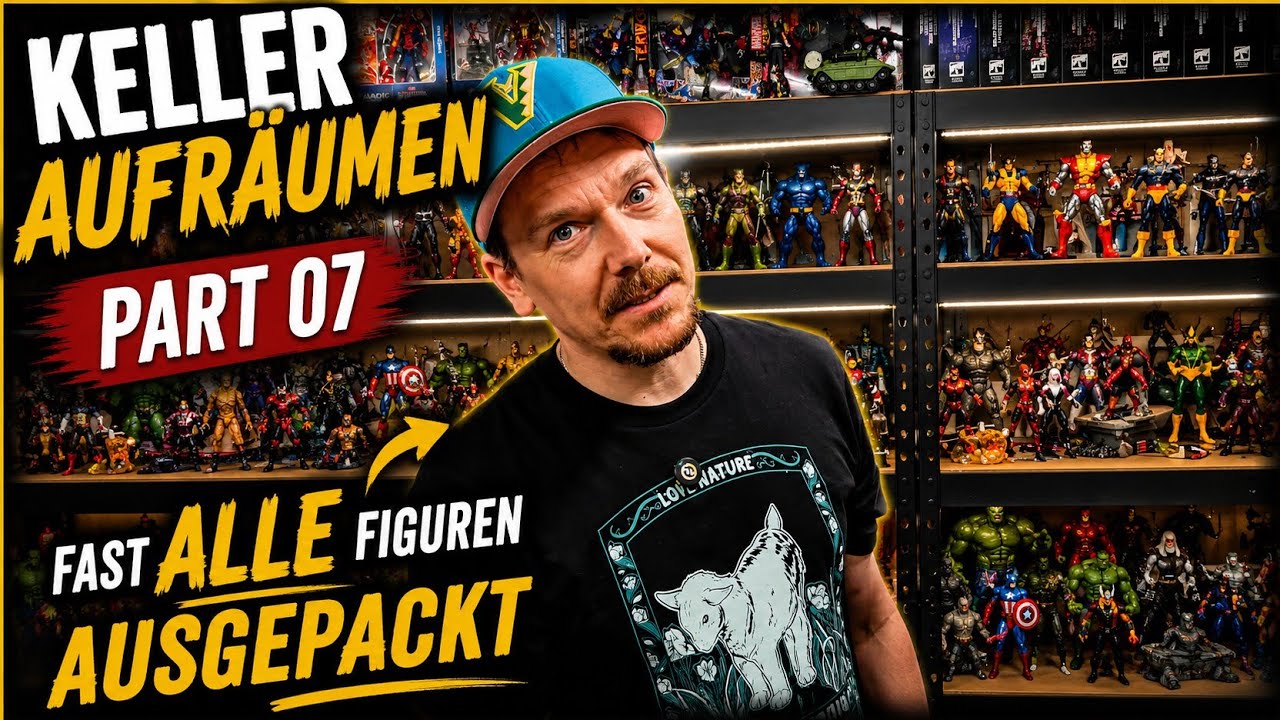 Fast ALLE Marvel Select ausgepackt! - Actionfiguren Sammlung im Keller | Part 07