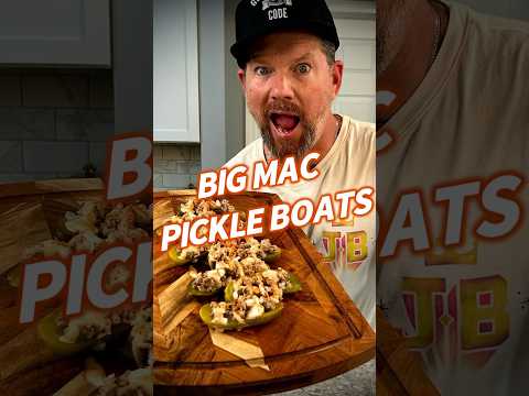 BIG MAC PICKLE BOATS - Ultimate Low Carb McDonald's Hack