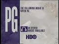 Another HBO Rated PG 1994