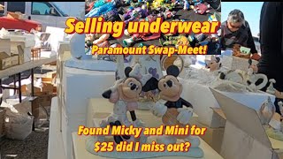 Selling at Paramount Swap-meet. Unloading Target 🎯 merchandise. Also a walkthrough of a small area