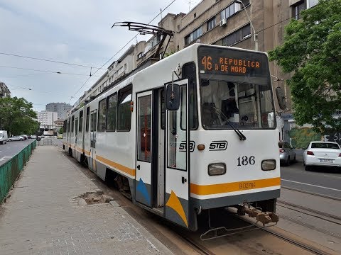 Cab View : Linia 46 : Gara de Nord - Republica