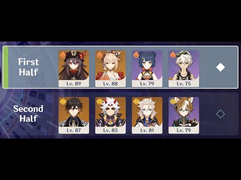 2.3 Spiral Abyss, Mono Pyro & Geo Teams - (Floor 12, 9★)
