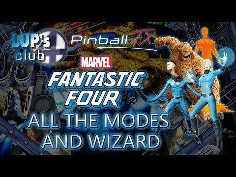 Pinball FX 🟡 Marvel Pinball: Fantastic Four ► All the Modes & Wizard (971M)